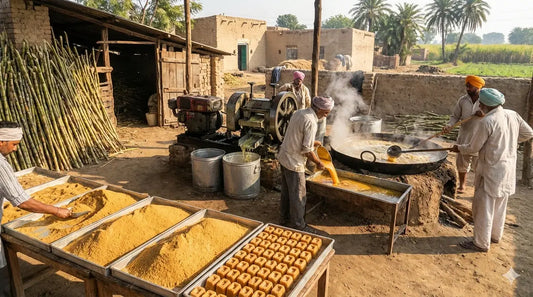 jaggery powder process
